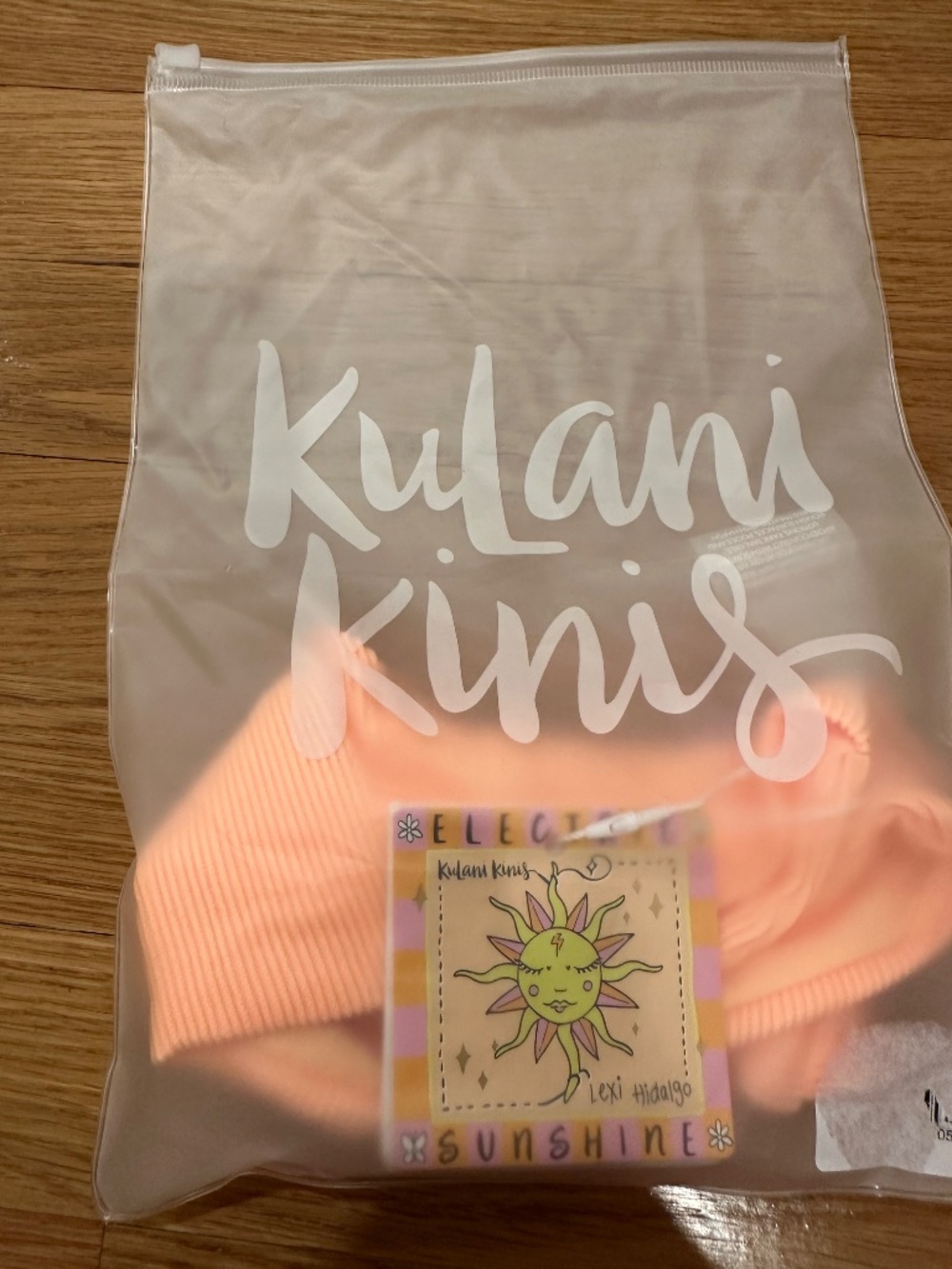 NWT kulani kini peach bikini bottom size M - Picture 6 of 6